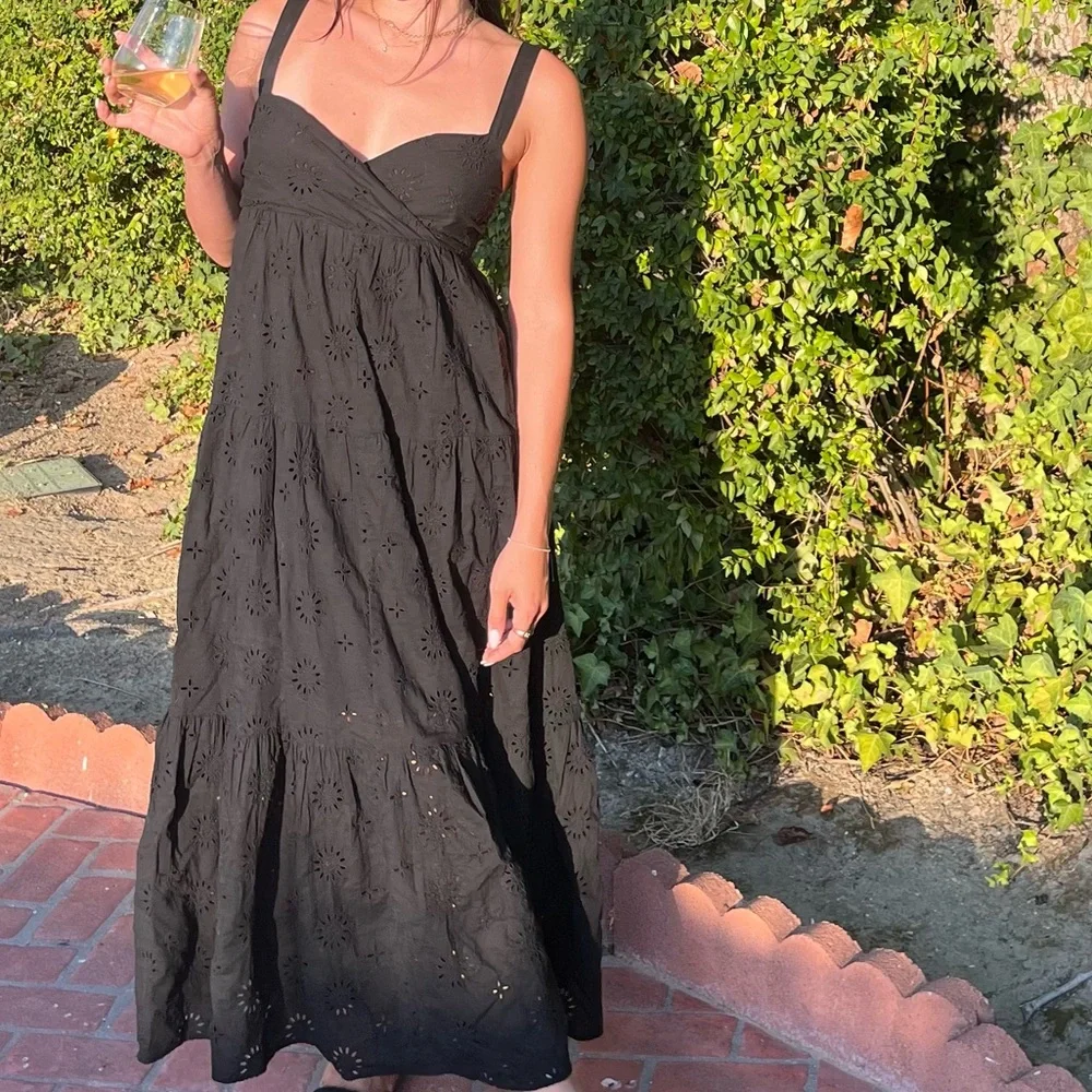 Zara Black Maxi Dress - Picture 2 of 3